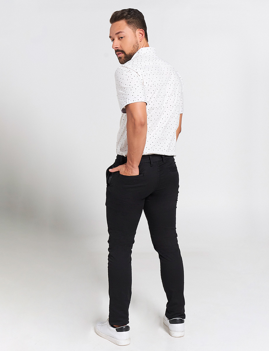 Pantalón Chino Regular Negro