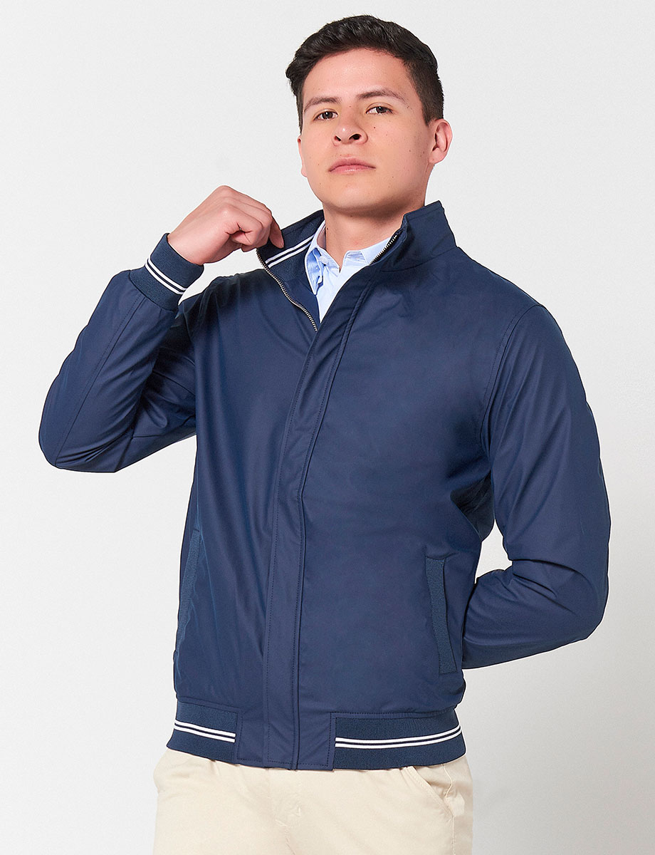 Bomber Impermeable Azul