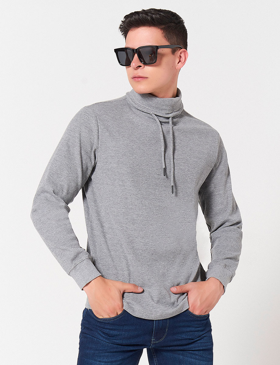 Sweater Cuello Alto Unicolor