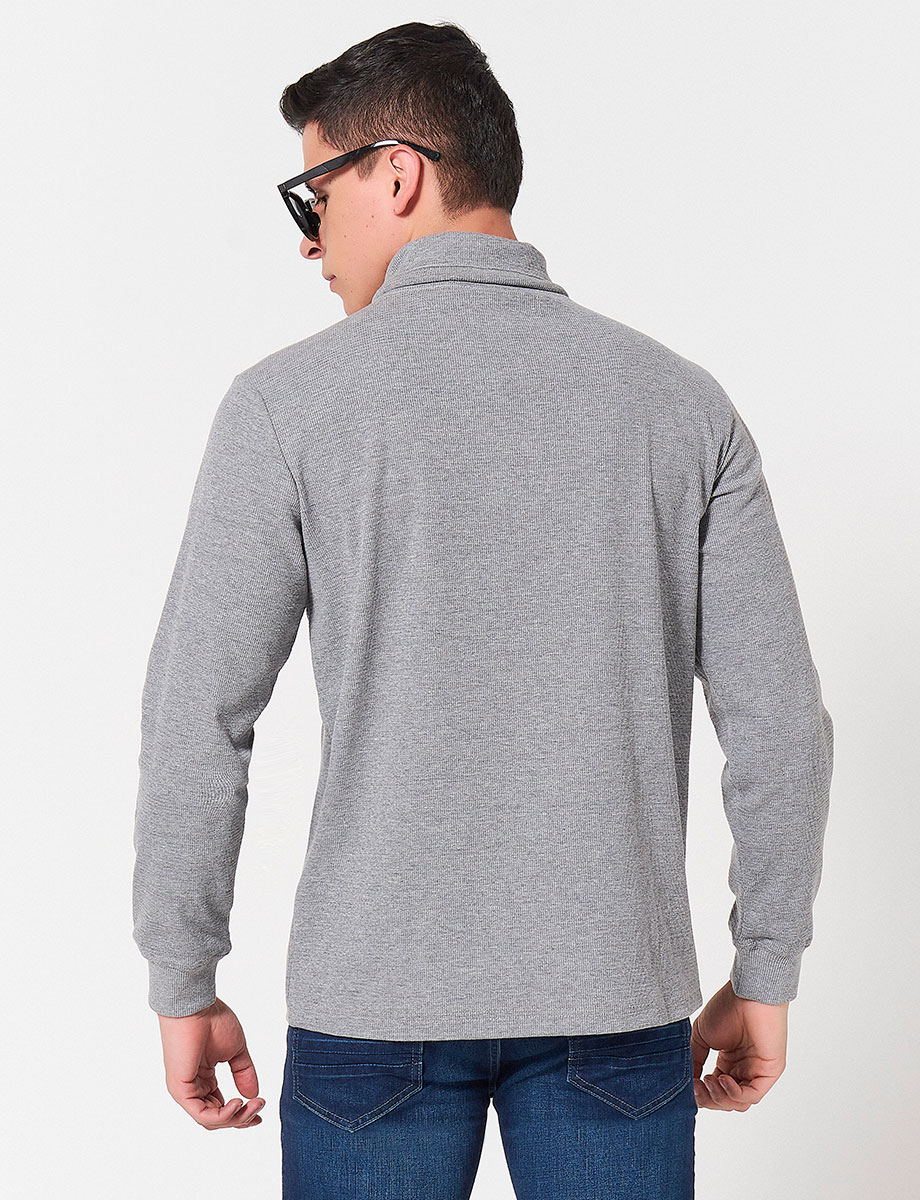 Sweater Cuello Alto Unicolor