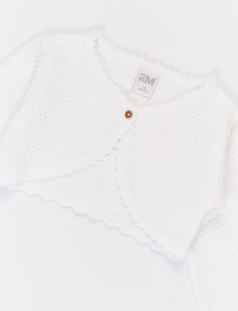 Sweater Bolero Tejido Unicolor