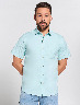 Camisa Verde Menta Manga Corta