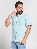 Camisa Verde Menta Manga Corta