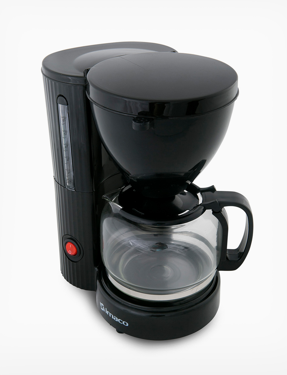 Cafetera 6 Tazas Filtro Permanente Negro | Imaco