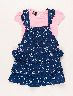 Conjunto Camiseta + Vestido Floreado