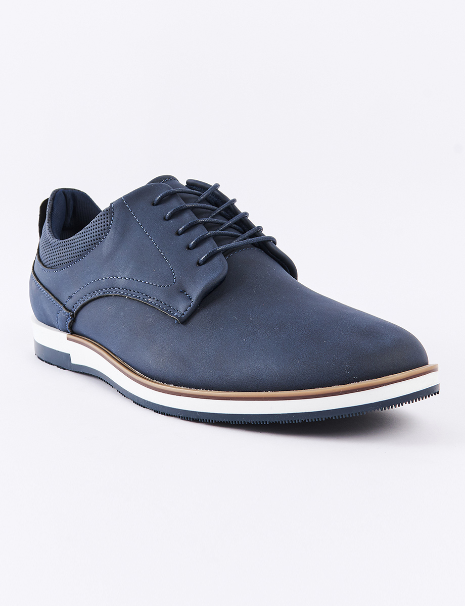 Zapato Casual con Cordones Azul