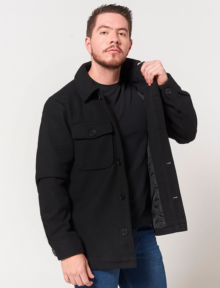 Chaqueta de Paño Negro