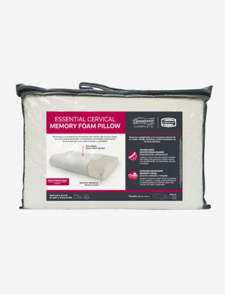 Almohada Beautyrest Essential Ergonómica | Simmons