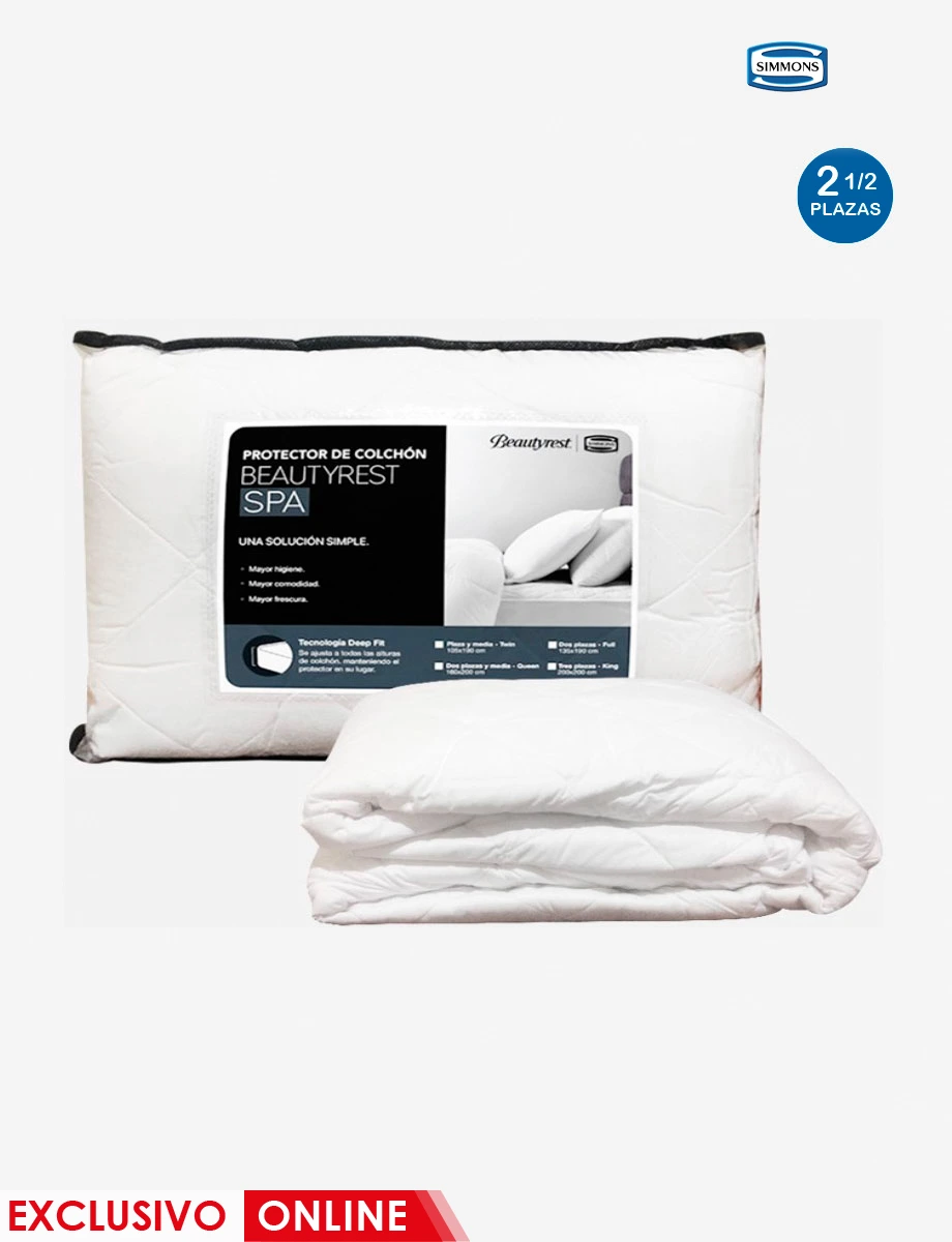 Protector de Colchón Beautyrest SPA - Acolchado 2 1/2 Plazas Simmons