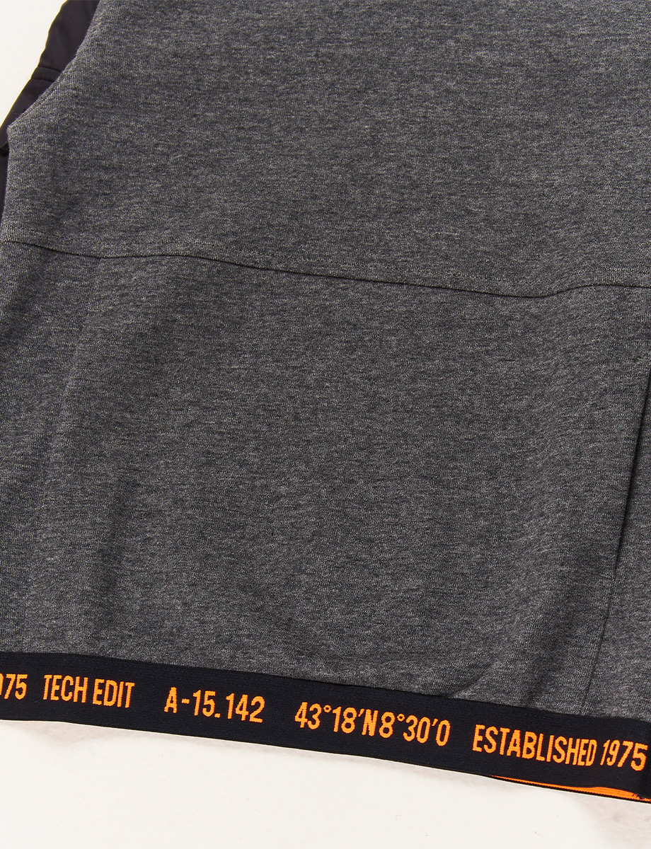 Chompa Esc con Capucha Gris