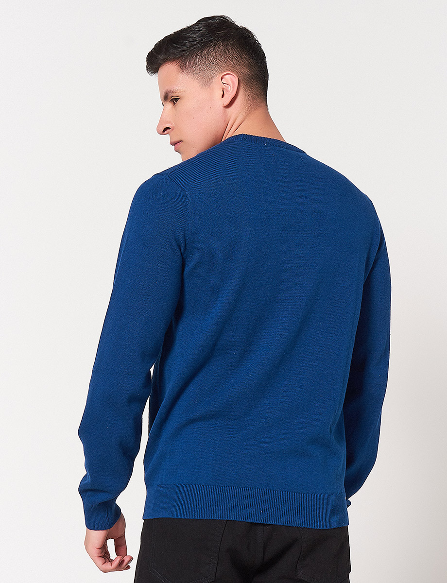 Sweater Llano Azul