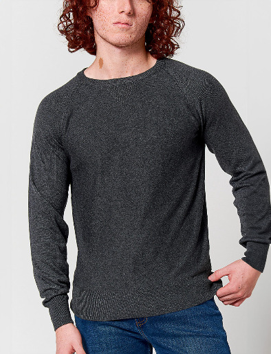 Sweater con Textura Unicolor