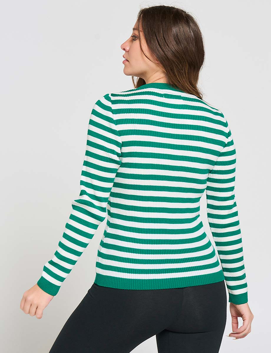 Sweater Básico a Rayas