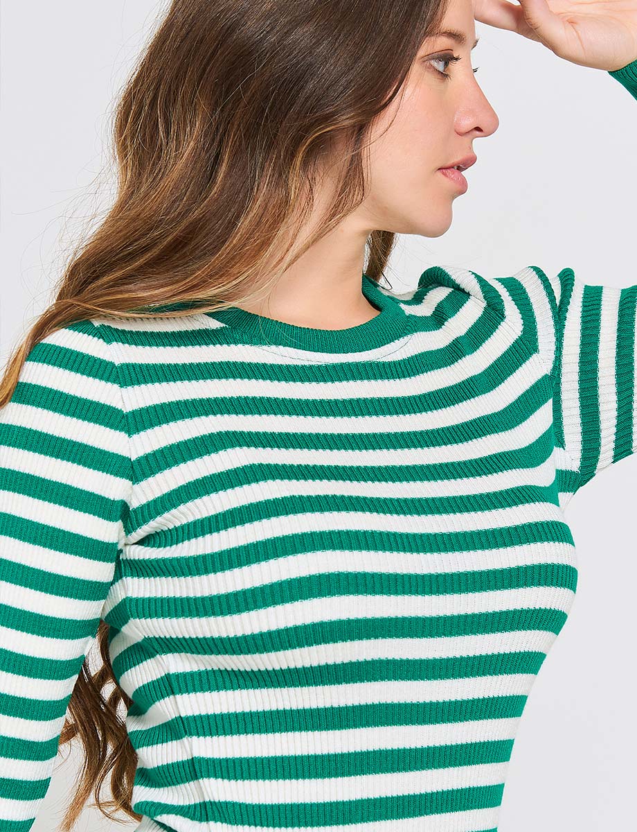 Sweater Básico a Rayas