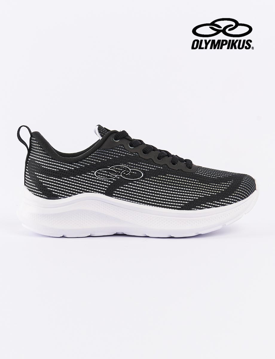 Sneaker con Cordones Negro/Blanco | Olympikus