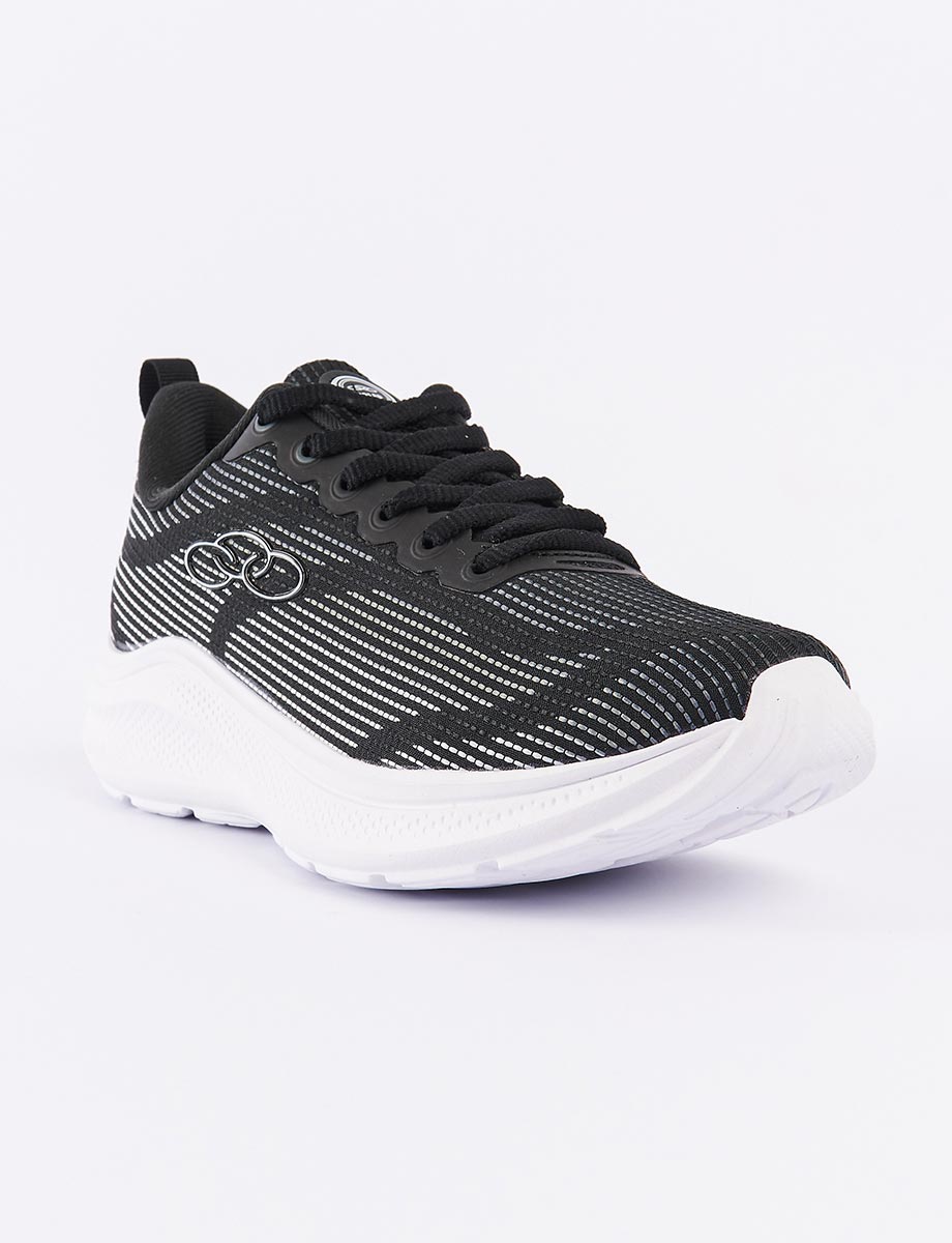 Sneaker con Cordones Negro/Blanco | Olympikus