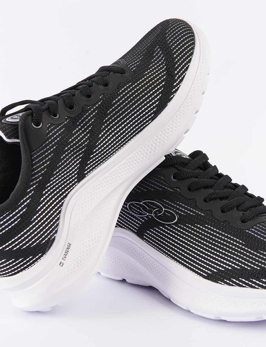 Sneaker con Cordones Negro/Blanco | Olympikus