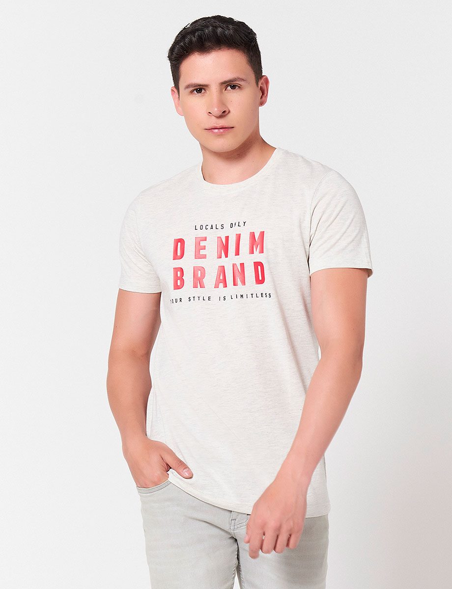 Camiseta Denim Brand Abano
