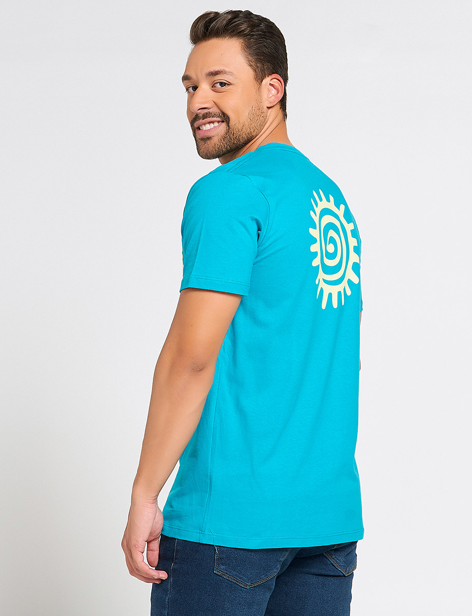 Camiseta Turquesa Paradise