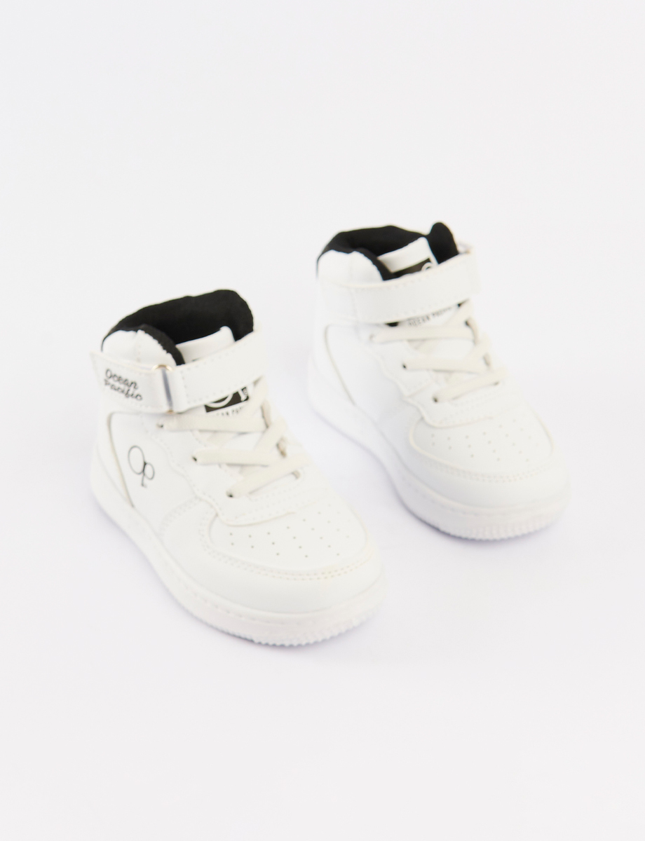 Botín Blanco/Negro Cordones | OP