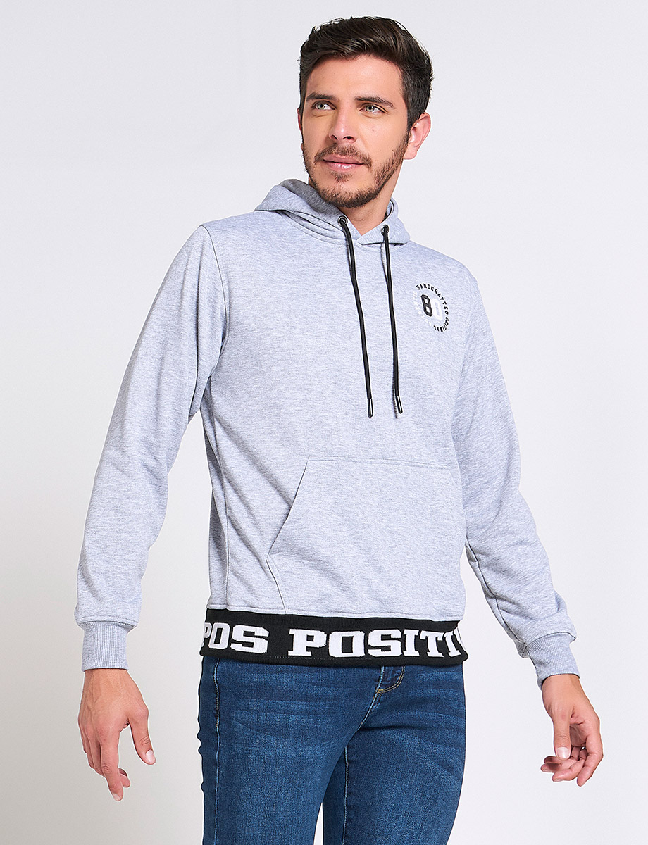 Chompa Positive Jaspeado claro
