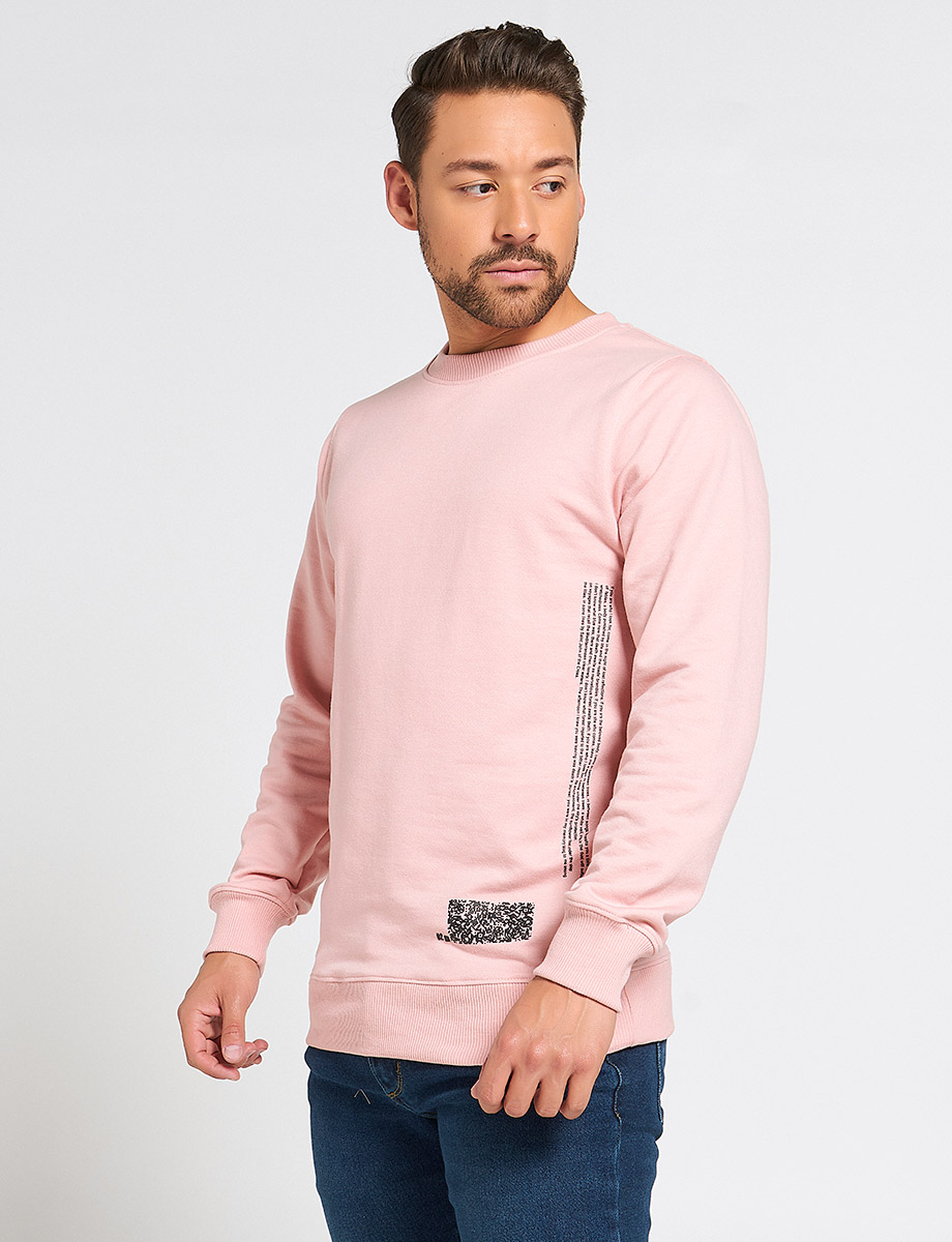 Buzo Estampado Cuello Redondo