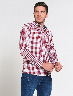 Camisa a Cuadros Blanco/Rojo