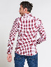 Camisa a Cuadros Blanco/Rojo