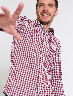 Camisa a Cuadros Blanco/Rojo