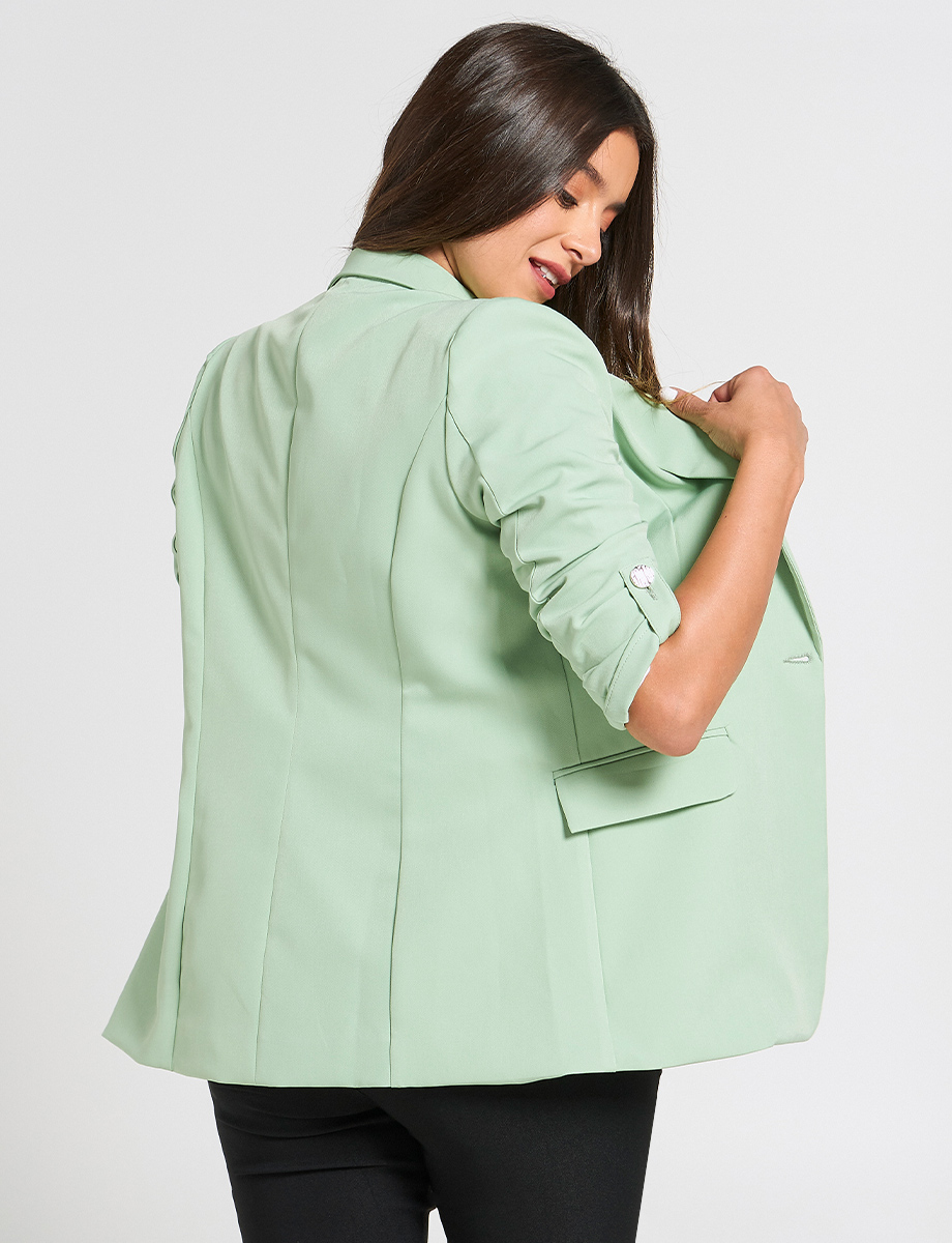 Blazer Verde con Botón