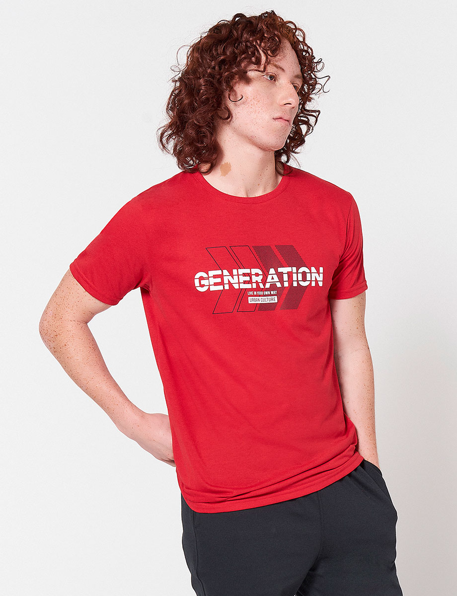 Camiseta Generation Rojo