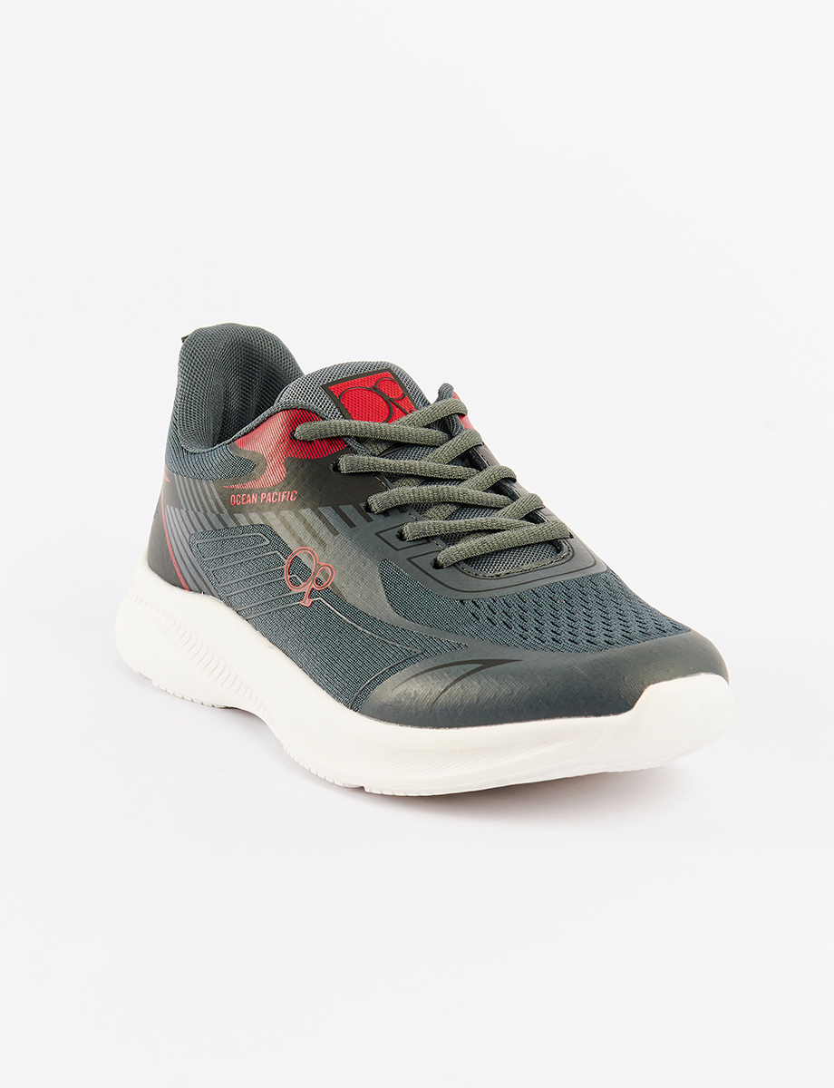 Sneaker Gris/Rojo Cordones | OP