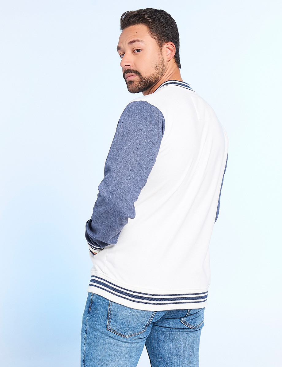 Chompa Bomber Flecce Bicolor