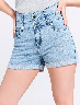 Short Denim 2 Botones Celeste claro