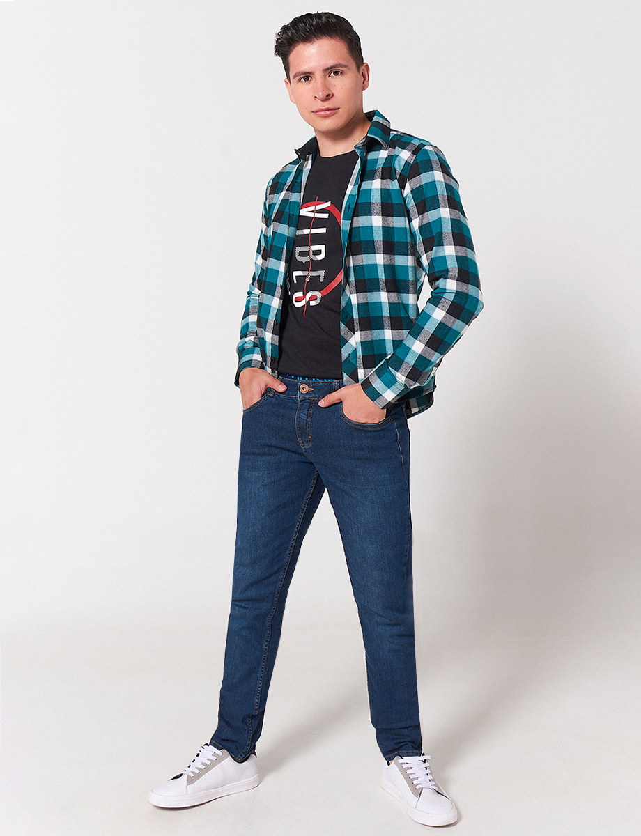 Skinny Jean Azul Oscuro