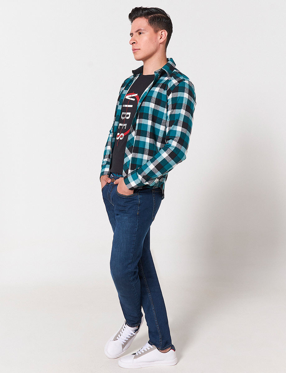 Skinny Jean Azul Oscuro