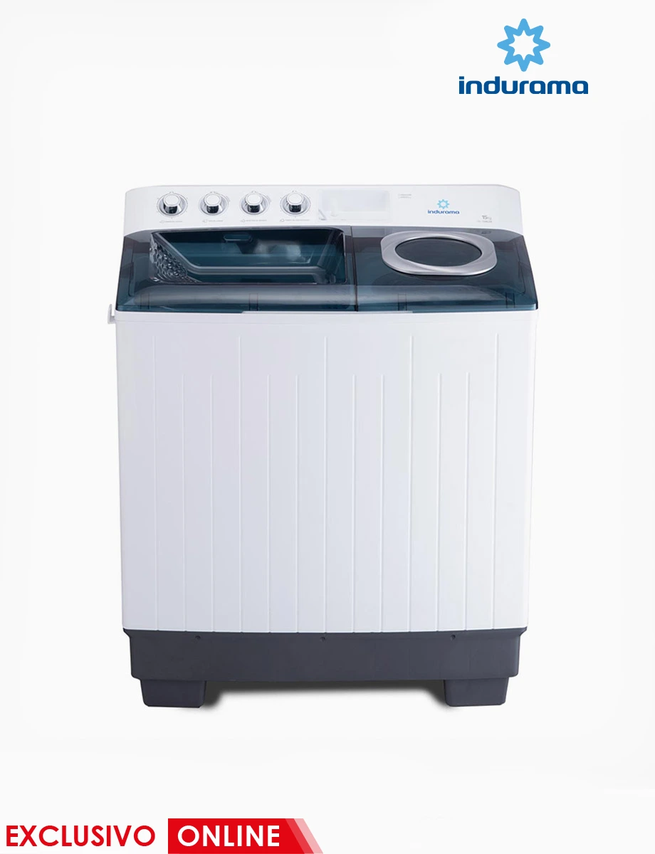 Lavadora Semiautomática 15 Kg | Indurama