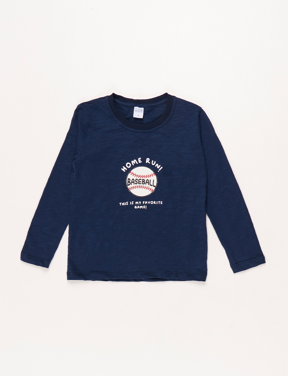 Buzo Baseball Azul marino