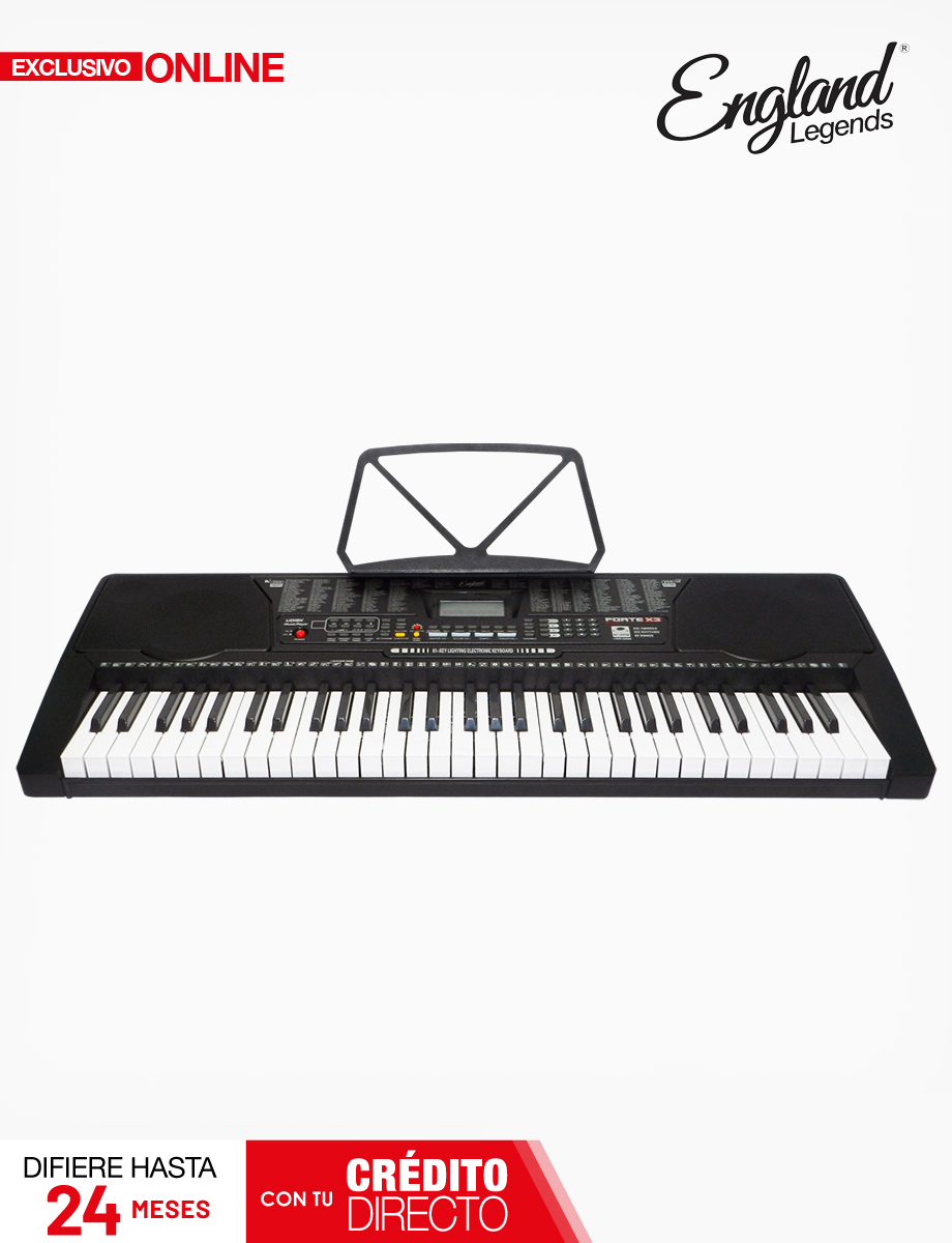 Teclado Sintetizador Fortex X3 Pantalla LCD | England Legends
