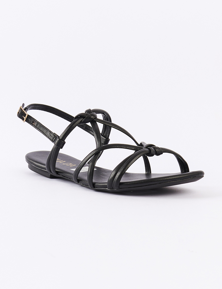 Sandalia Flat de Tiras Sua Cia