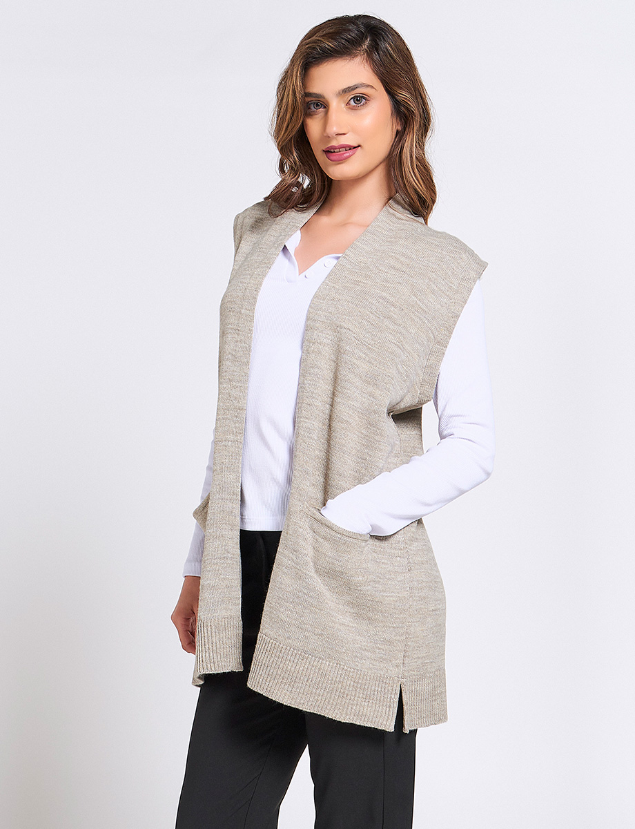 Sweater Largo Manga Sisa Abano