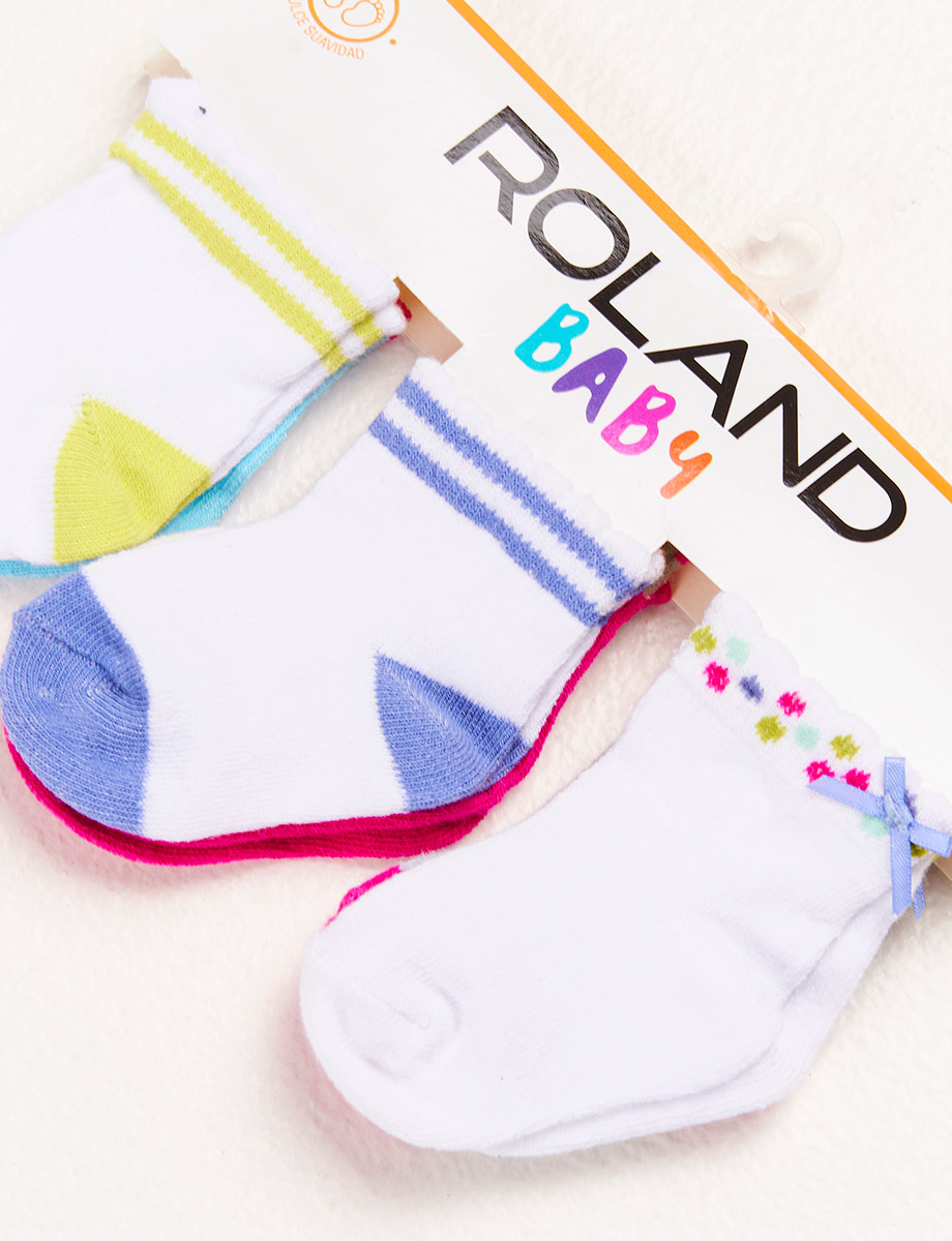 Set Medias para Bebé x6 Roland