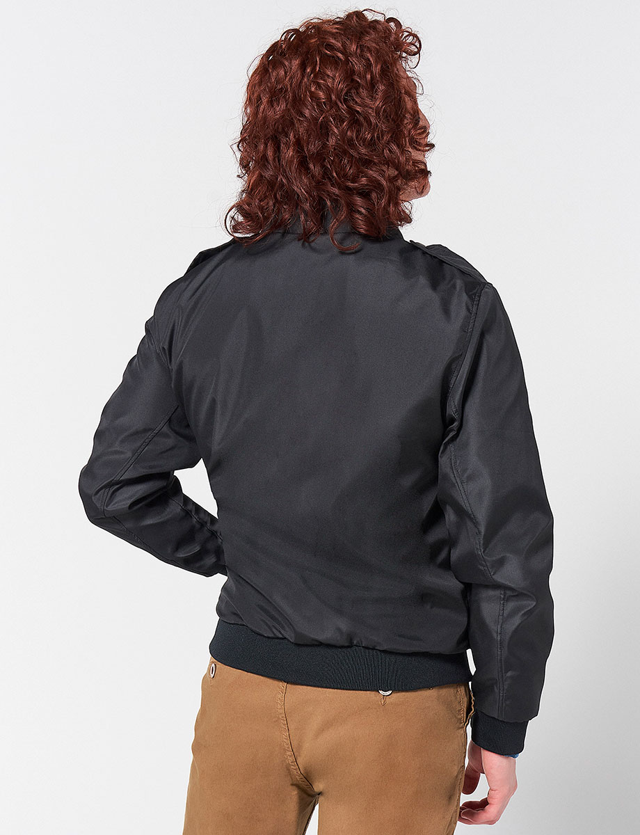 Chaqueta Negra Llana
