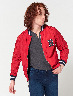 Chompa Bomber Roja Abierta