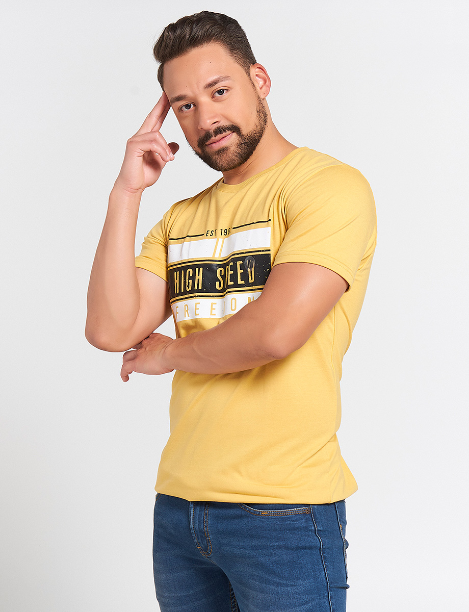 Camiseta Mostaza High Speed