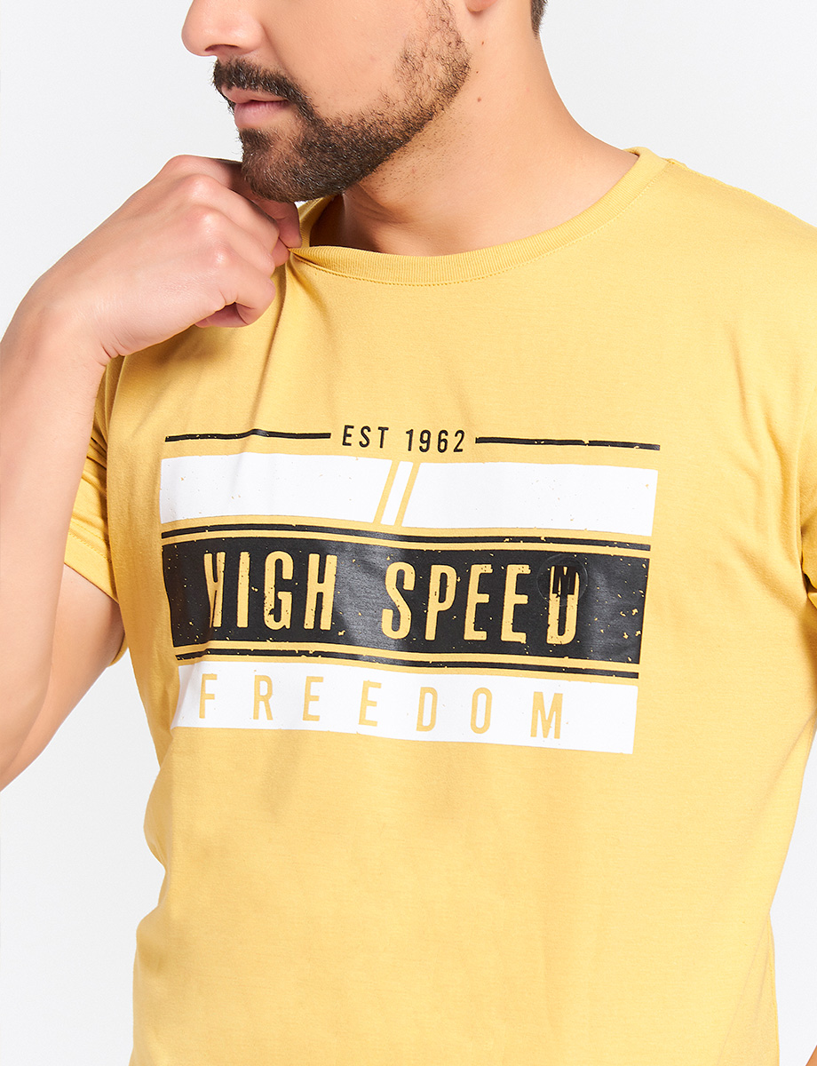 Camiseta Mostaza High Speed