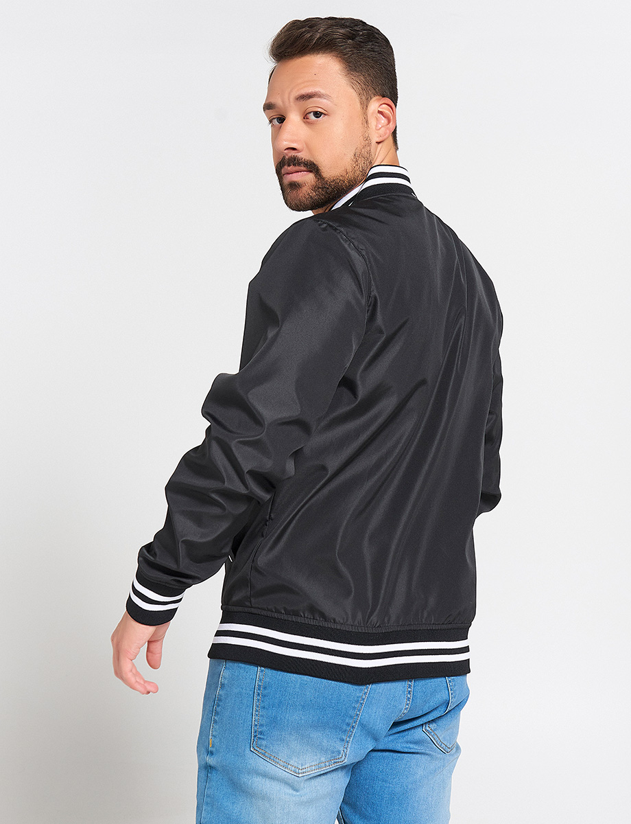 Chaqueta Bomber con Bordado AS