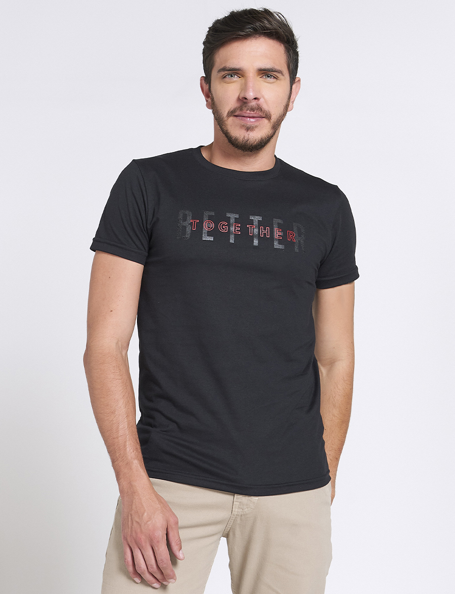 Camiseta Negra Better Together
