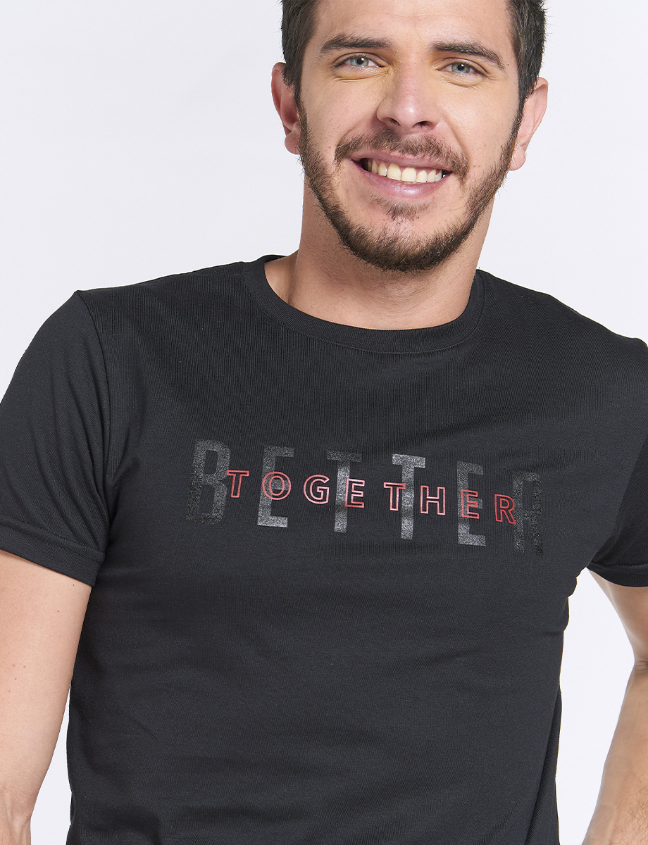 Camiseta Negra Better Together