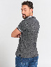Polo Manga Corta Gris oscuro